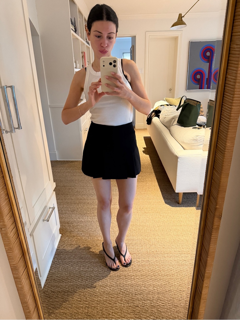 NWT Zara Black Pleated Skort XS - Picture 9 of 12